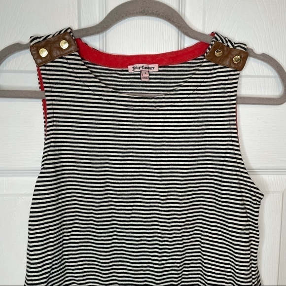 Juicy Couture Y2K Striped Mini Sleeveless Summer Dress small - Picture 3 of 8